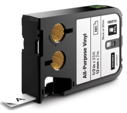 XTL Çok Amaçlı Vinil, 12 mm x 7 m, Beyaz/Siyah - DYMO