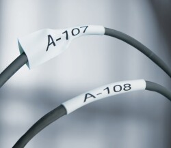 XTL Isıyla Küçülen Etiketi,24 mm x 2.7 m Beyaz/Siyah - DYMO